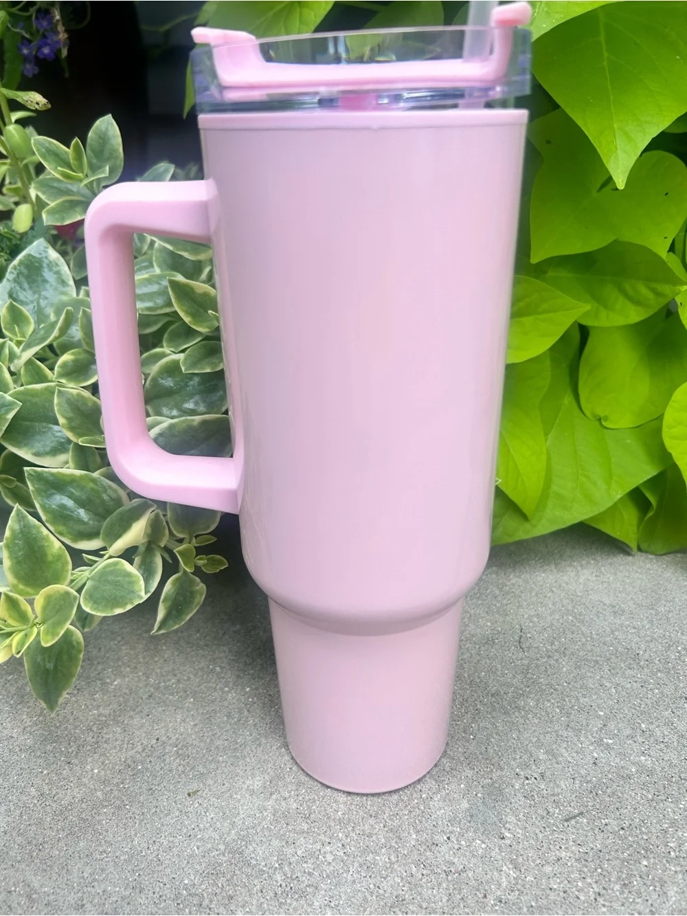 Pink Ghost-Themed Insulated Travel Tumbler
